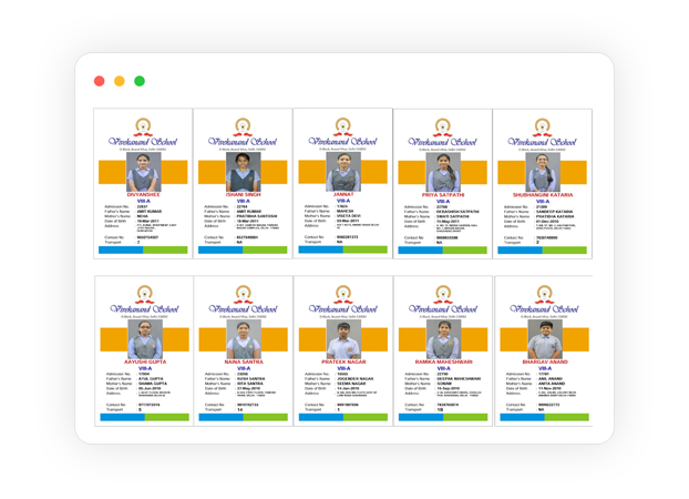 Student Id Card Generation