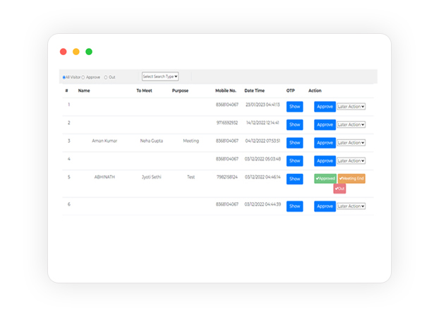 Visitor Management System